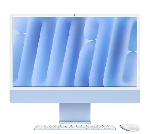 Apple iMac 24" Z1K5000J3 M4 Chip with 32GB RAM, 1TB SSD, Nano-Texture Glass - Blue English