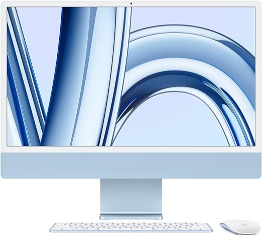 Apple iMac - MQRR3 - M3 8/10GPU 8GB 512gb Blue