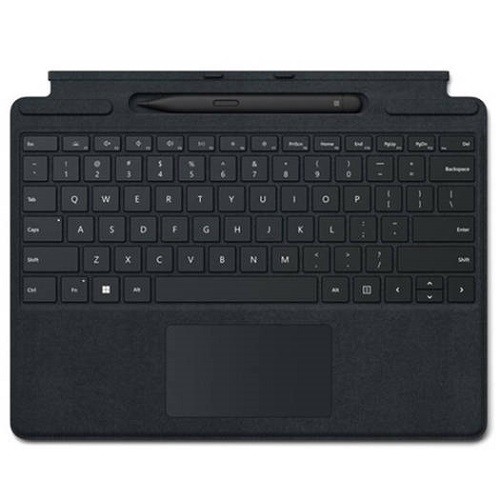 Microsoft Surface Pro Signature Keyboard & Slim Pen 2, English / Arabic Layout, Compatible With Surface Pro 8 / Pro X, Black | 8X6-00014